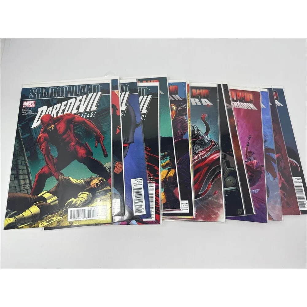 Shadowland LOT 17 Daredevil 508 509 510 511 512 Power Man 1 2 3 4 Elektra Ghost